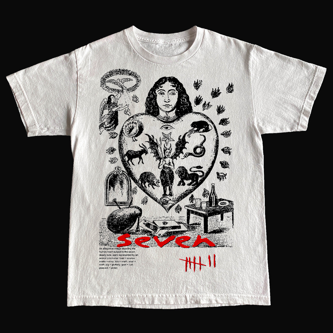 The “Se7en” Tee (Off White)