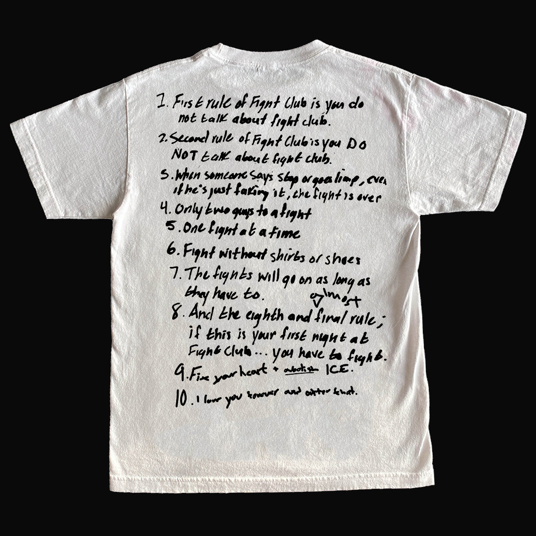 The “Rules” Tee (Off White)