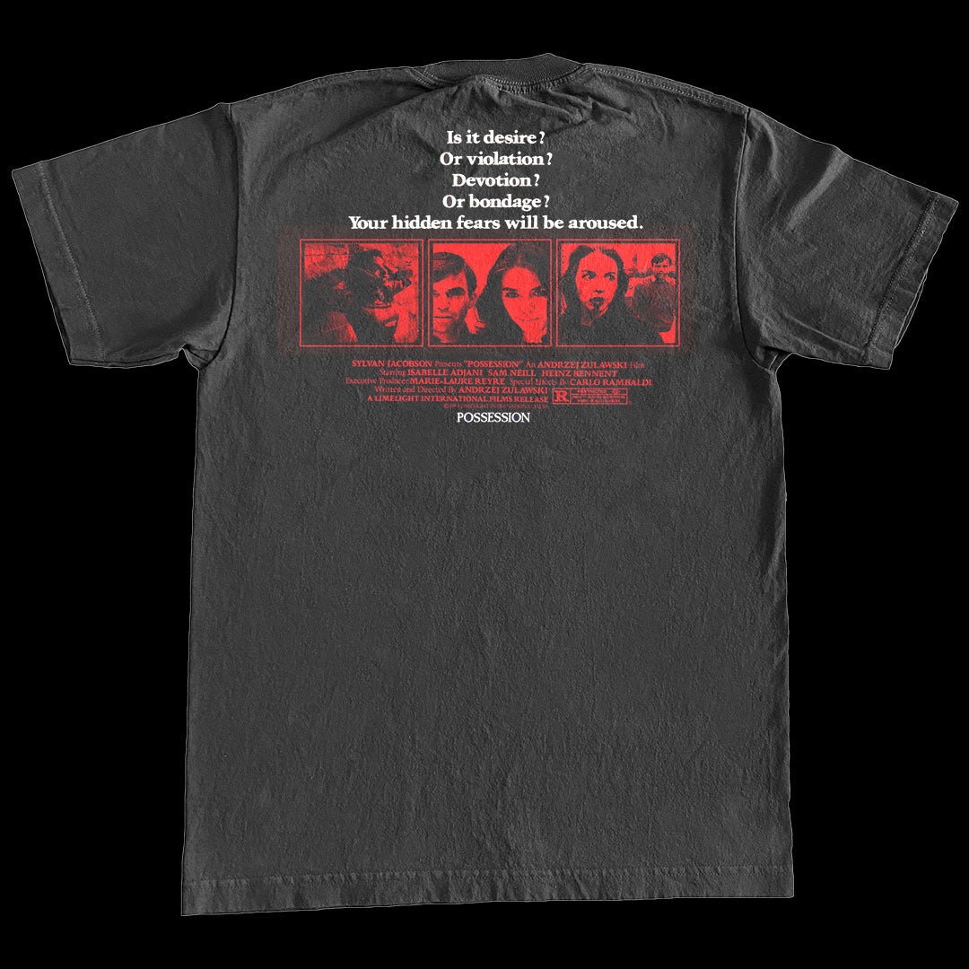 The “Possession Smile” Tee (Vintage Black)