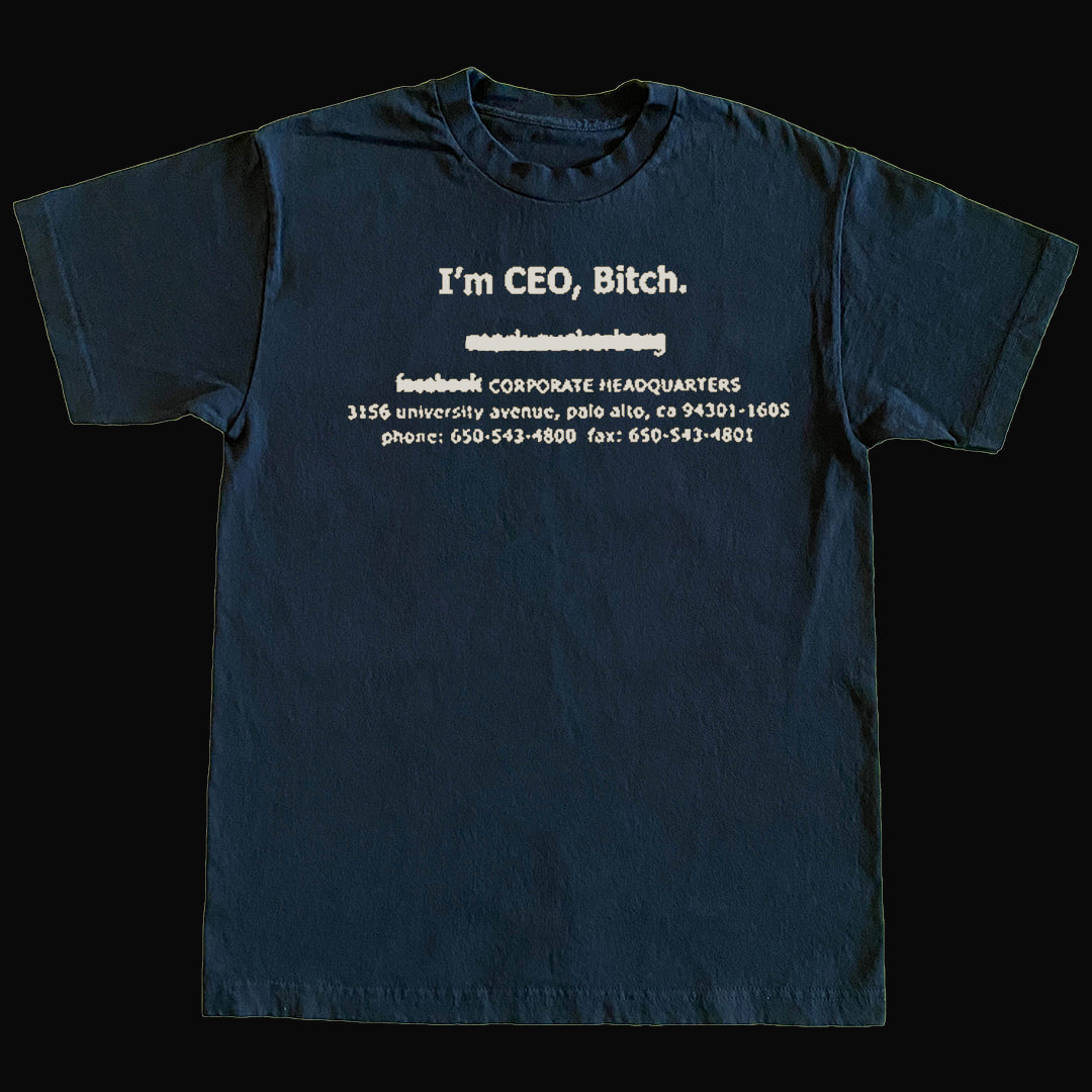 The “CEO” Tee (Navy)