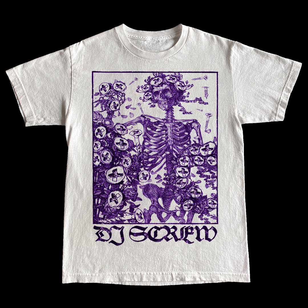 The “DJ SCREW” Tee (White)