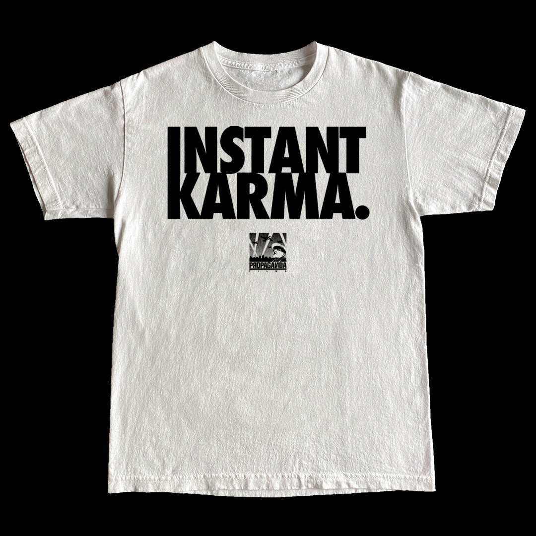 The “Instant Karma” Tee (Off White)